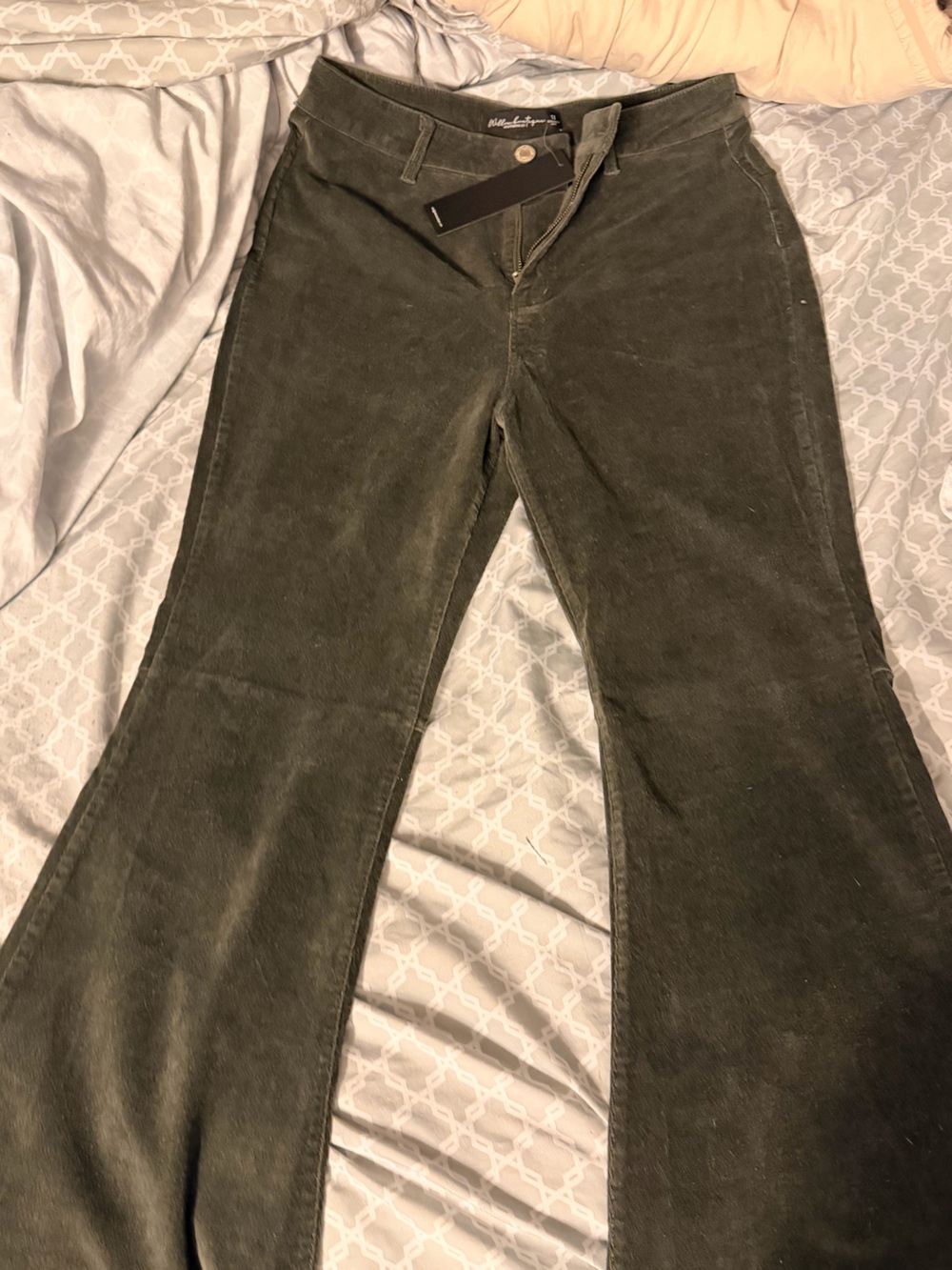Olive Green Corduroy Pants
